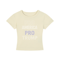 Faded Patriot Women's Cropped Tee