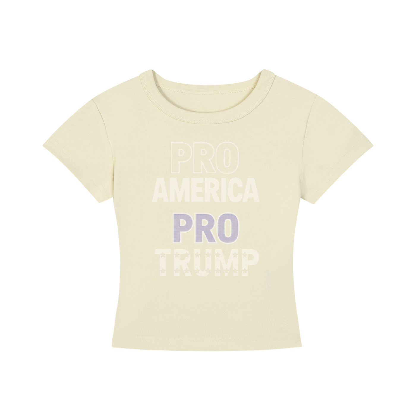 Faded Patriot Women's Cropped Tee