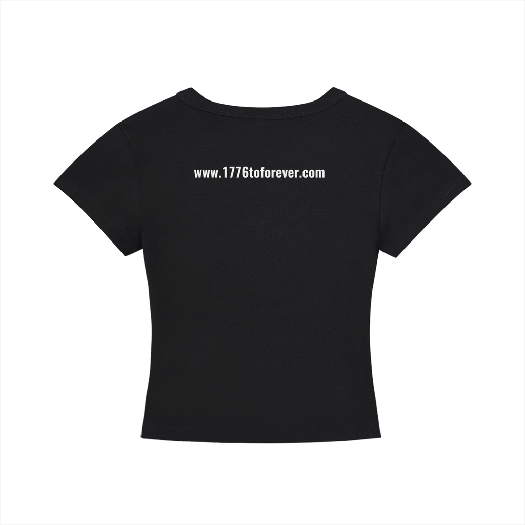 Faded Patriot Women's Cropped Tee