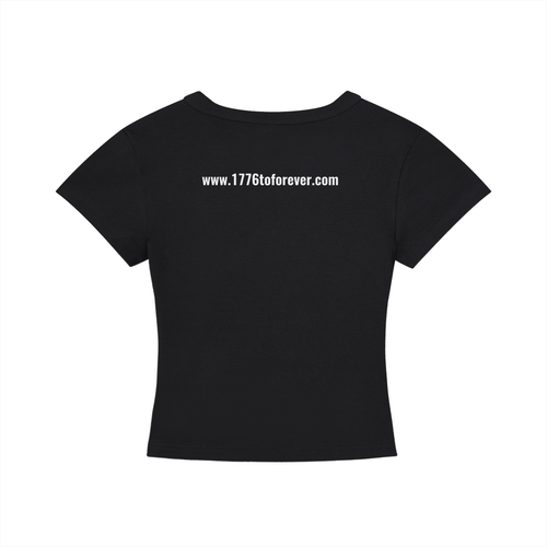 Faded Patriot Women's Cropped Tee