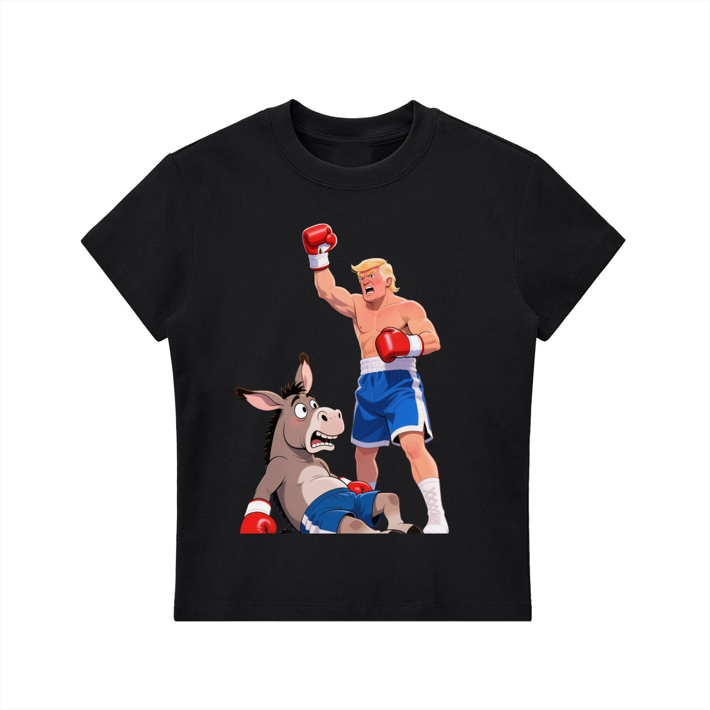 Trump vs The Democrats Women's Tee
